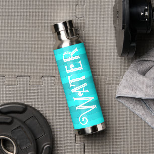 Trinken Sie mehr Wassertext individuell heiß oder  Trinkflasche