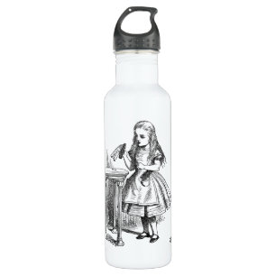 Trinken Sie mich Alice im Wunderlandgetränkflasch Trinkflasche