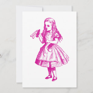 Trinken Sie mich in rosa