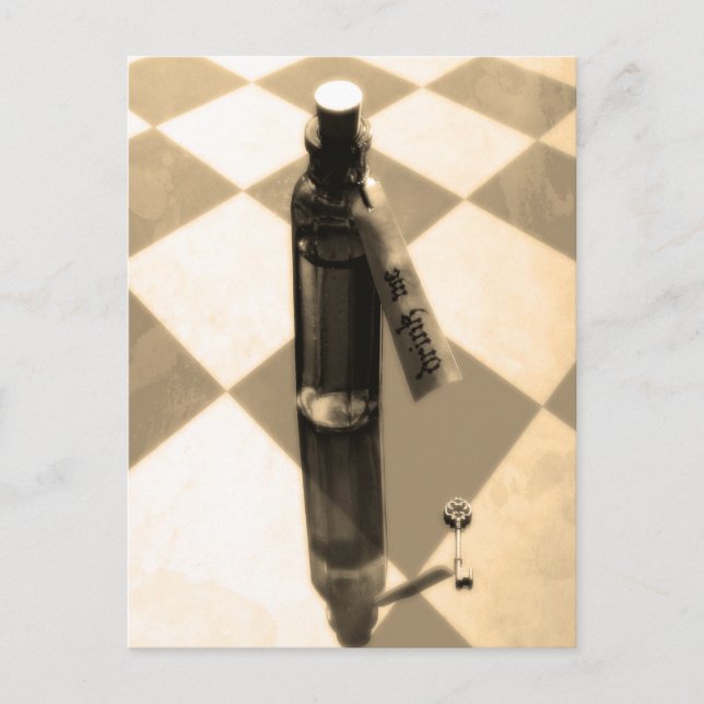 TRINKEN Sie MICH Postkarte (Vorderseite)