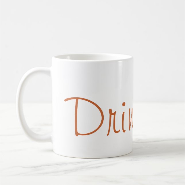 Trinken Sie mir Kaffee Tee Schokolade Tasse (Links)