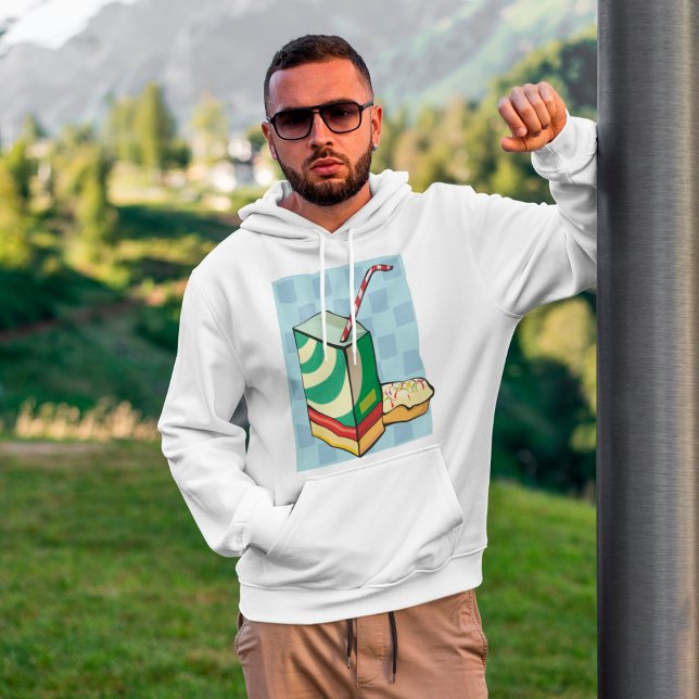 Trinken Sie mit einer Strohhupe Hoodie (Von Creator hochgeladen)