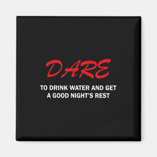 Trinken Sie Wasser, um sich eine gute Erholung zu Magnet