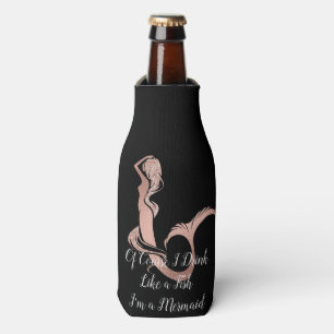 Trinken Sie wie eine Meerjungfrau Rose Gold Flasch Flaschenkühler
