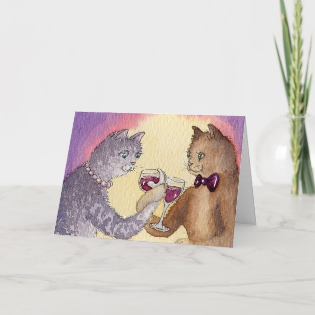 Trinken Sie zu mir nur mit Thine Augen KARTE (Vorderseite)