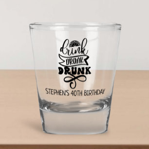 Trinken Trank Betrunken Geburtstagsfeier Geschenk  Schnapsglas