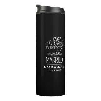Trinken und heiraten thermosbecher