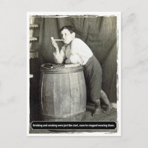 Trinken und Rauchen waren nur der Anfang Postkarte