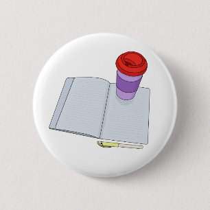 Trinken und Schreiben Button