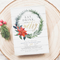 Trinken und sich amüsieren | Rustic Wood Dinner Pa