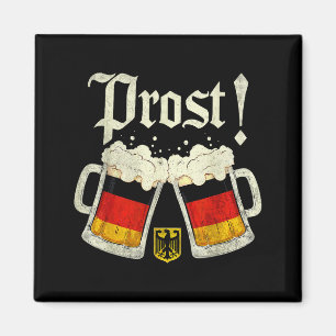 Trinken Vintage Deutsche Prost Männer Frauen  Magnet