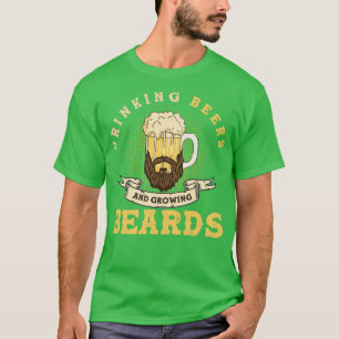 Trinken von Bieren und Bärenzucht Funny Beard 2 T-Shirt