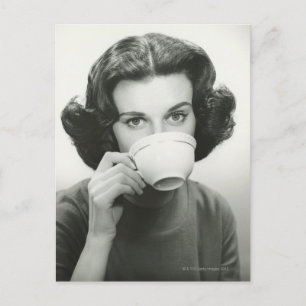 Trinken von Frauen Postkarte