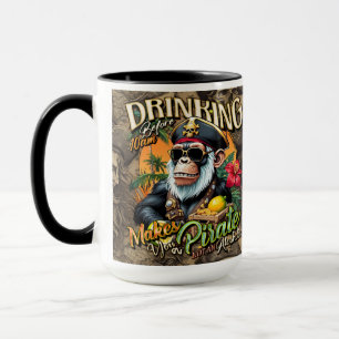 Trinken vor 10.00 Uhr macht Sie zu einem Piraten u Tasse