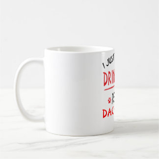 Trinken Wein und Liebe Dackeln Funny Dackel Gif Kaffeetasse