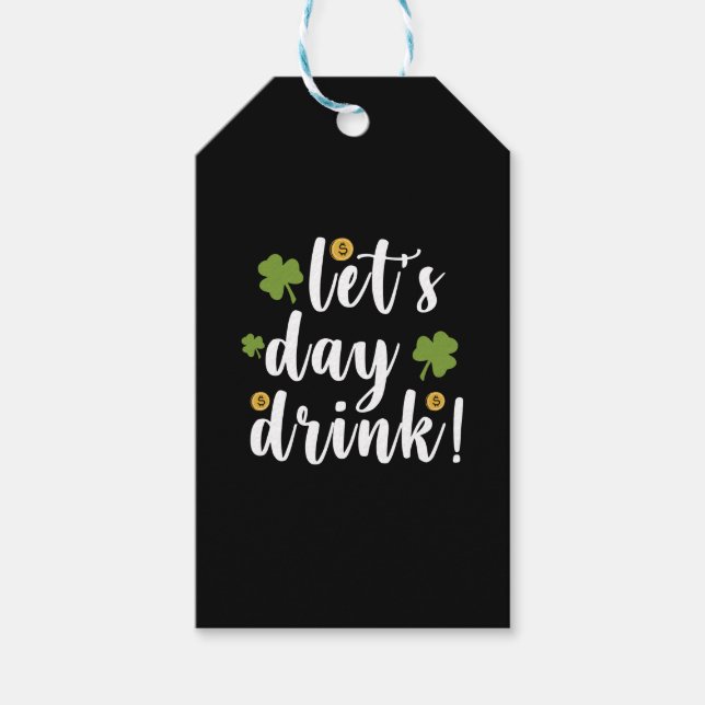 Trinken wir den St. Patrick's Day Geschenkanhänger (Vorderseite)