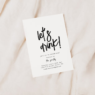Trinken wir Party Einladung