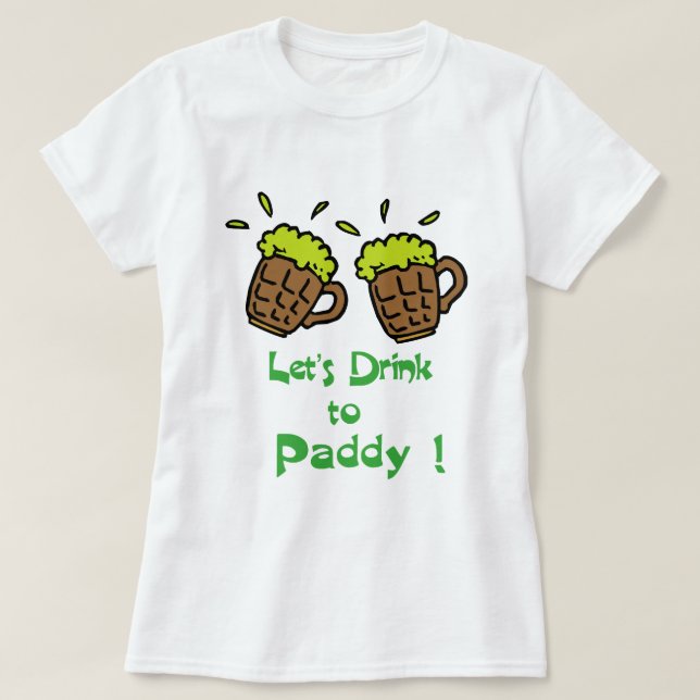 Trinken wir! T-Shirt (Design vorne)
