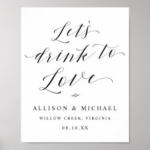 Trinken wir zu Liebe Script Empfang Abendessen Zei Poster