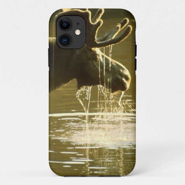 Trinkende Elche - CaseMate iPhone 5 Abdeckung Case-Mate iPhone Hülle (Rückseite)