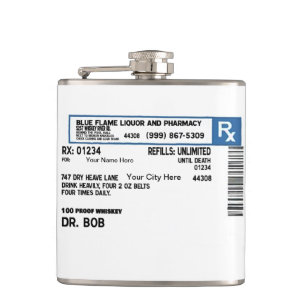 Trinkende Flasche Flachmann