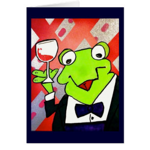 Trinkende Frosch-Untersetzer