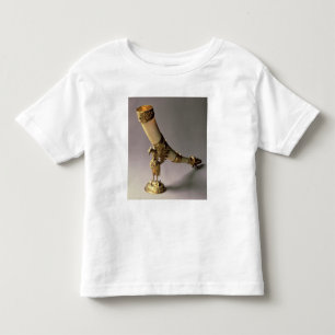 Trinkendes Horn des Elfenbeinstoßzahns mit Kleinkind T-shirt