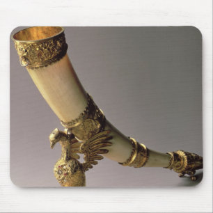 Trinkendes Horn des Elfenbeinstoßzahns mit Mousepad