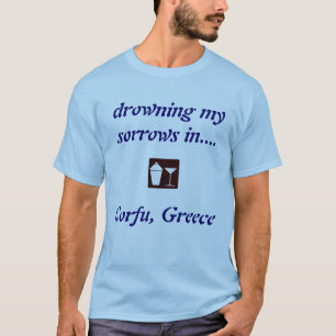 TRINKENDES SHIRT Korfus, Griechenland!