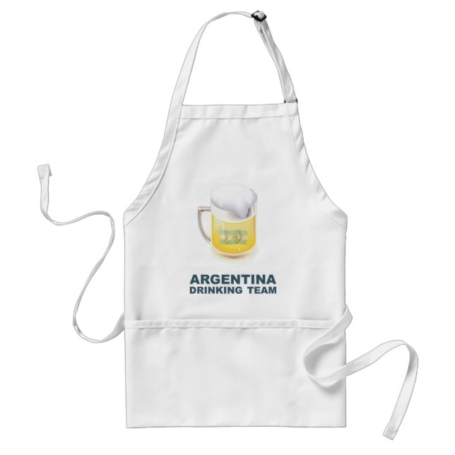 Trinkendes Team Argentiniens Schürze (Vorne)