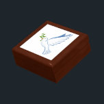 Trinket-Kasten-Taube Schmuckschachtel<br><div class="desc">Trinketkasten gezeigt im goldenen Eichenholz mit einem Taubendruck. Fertigen Sie dieses Einzelteil besonders an oder kaufen Sie,  wie ist.</div>