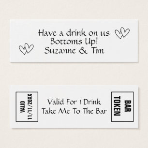 Trinkgeld - Trinken Sie etwas auf uns! Hochzeiten,