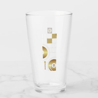 Trinkglas DamienJ-Logo Glas