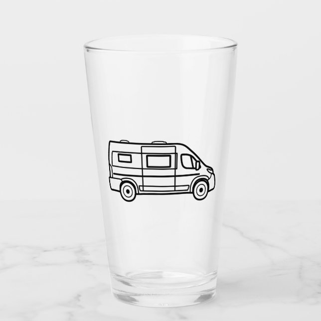 Trinkglas Glas (Vorderseite)