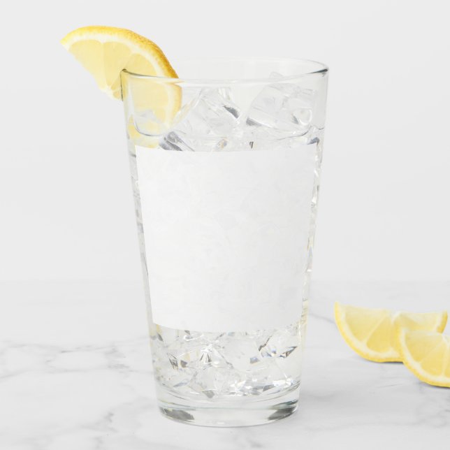 Trinkglas Glas (Vorderseite Ice)