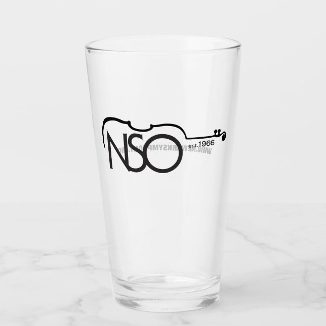 Trinkglas Glas (Vorderseite)