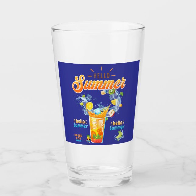 Trinkglas Glas (Vorderseite)