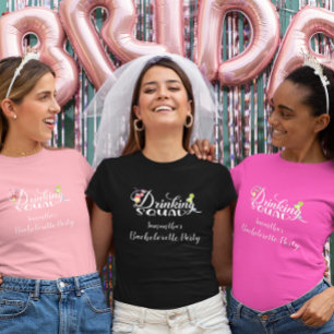 Trinkgruppe Benutzerdefinierte Junggesellinnenhoch T-Shirt
