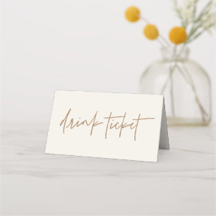 Trinkkarten für Hochzeitstundenausstellungen Bar-Z Treuekarte