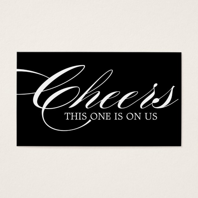 Trinkkarten - Paket mit 100 Stück (Vorderseite)