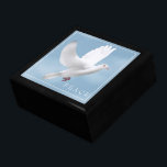 Trinkkistenhalde Erinnerungskiste<br><div class="desc">Trinket Box im schwarzen Holz mit Taubendruck. Große Größe angezeigt. Passen Sie dieses Objekt an oder kaufen Sie,  wie es ist. Börsenbild freepik.com</div>