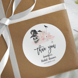 Trinkknöchel Halloween-Brautparty Runder Aufkleber