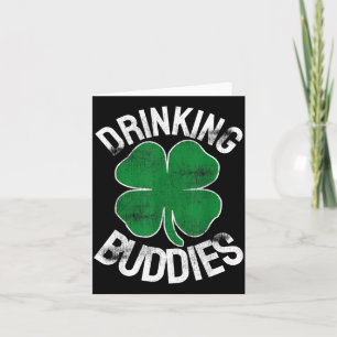 Trinkkumpels St. Patrick's Day Irische Übereinstim Karte