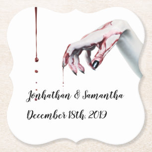 Trinkküsten Geometrisches Xzombie Tropfen Vampir Untersetzer