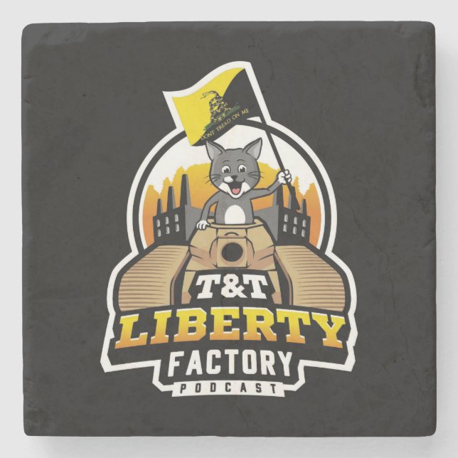 Trinkküsten von T&T Liberty Factory Steinuntersetzer (Vorderseite)