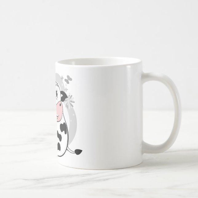 Trinkmilch der Kuh Tasse (Rechts)