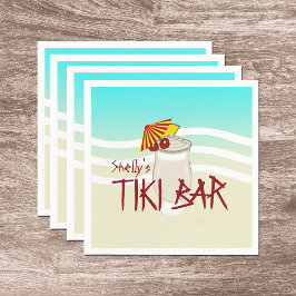 Trinkname Tiki Bar Serviette