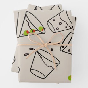 Trinkpapier Geschenkpapier Set
