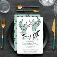 Trinkt aus Hexen Halloween Cocktail-Party