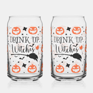 Trinkt aus, Hexen Halloween Dosenglas